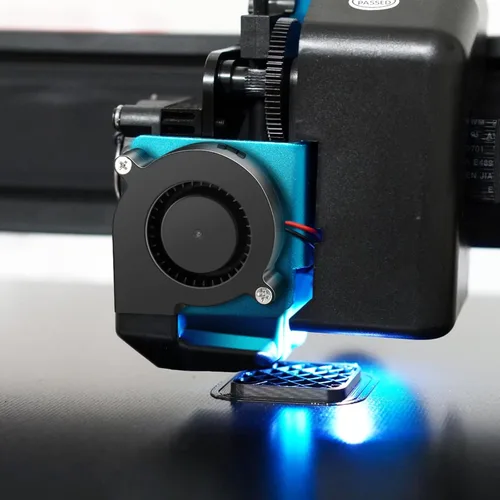 Vista 3 de Wathai Ventilador ventilador 5015 de 1.969 in de doble bola de 24 V Mini Turbo de refrigeración con cable de 39 pulgadas para impresora 3D Ender 3