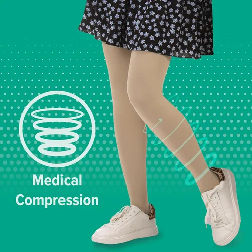 Vista 5 de Juzo Basic 4412ag 30-40mmhg Medias de compresión con punta cerrada en el muslo
