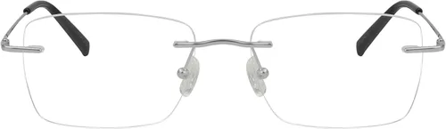 Vista 13 de Eyekepper Gafas de lectura sin montura de titanio para hombre y mujer, oro +0.00