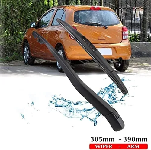 Vista 4 de Limpiaparabrisas trasero del coche limpiaparabrisas trasero brazo limpiaparabrisas para Nissan para marzo Hatchback 2010 2011 2012 2013 2014 2015