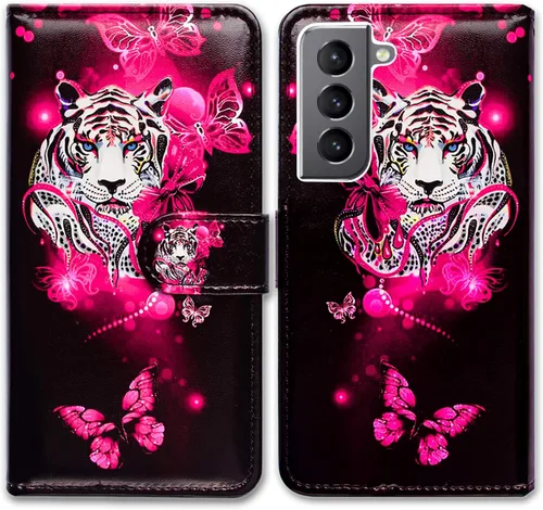 Vista 12 de Bcov Funda para Galaxy S22 Plus, funda de piel con tapa y soporte para tarjeta y soporte para Samsung Galaxy S22 Plus 5G / S22+