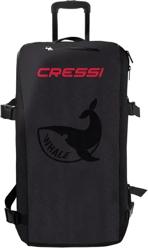 Cressi Bolsa de viaje con ruedas de 140 litros, correa de hombro ajustable, protección del equipo para actividades al aire libre, deportes