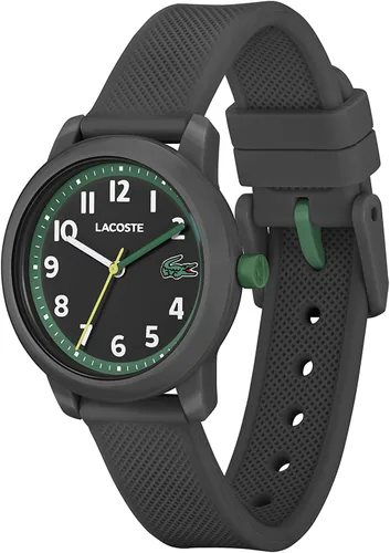 Vista 2 de Lacoste 12.12 Reloj de cuarzo TR90 para niños con correa de silicona, duradero, elegante y resistente al agua