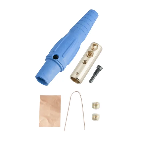 Vista 18 de Marinco CLS20FB-A CLS tipo Cam, serie 16 en línea, conector de un solo pin, 400 amperios, 600 voltios, #2-2/0 AWG, hembra - negro (A)