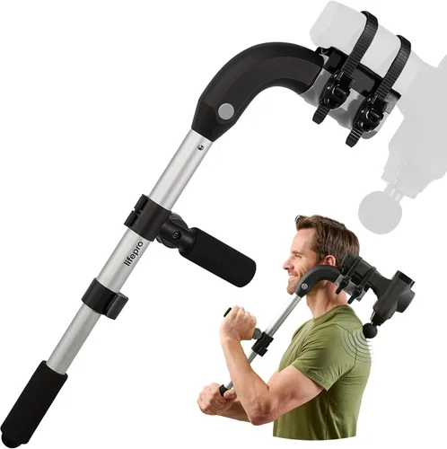 Vista 13 de LifePro Sonic Massage Gun Deep Tissue – Quiet Handheld Percussion Massager for Athletes, Pain Relief & Recovery – 8 Heads, 5 Speeds, Long Battery