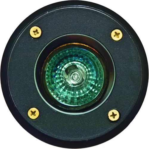 Dabmar Lighting LV301-SLV-B - Luz de pozo de aluminio fundido en tierra, color negro