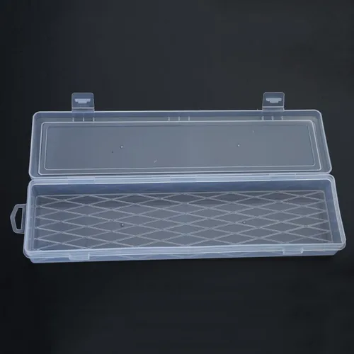 Vista 4 de ABS 14 Inch Long Tool Box Large Capacity Parts Organizers Case For Storage Of Tools And Accessories Tool And Accessory Storage Box