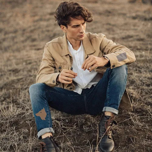 Vista 3 de 12 piezas de parches termoadhesivos de tela de alta calidad, pegamento fuerte, kit de decoración de reparación 100% algodón, tamaño 3 x 4-1/4