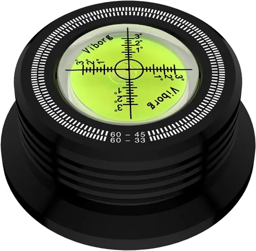 Vista 11 de Viborg LP628S Estabilizador de Disco con Peso para Tocadiscos, Nivelador de Tocadiscos de 60Hz, Plata, 280G (9.9 OZ) Abrazadera de Vinilo a Prueba