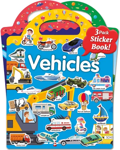 Vista 16 de Benresive - Libros de calcomanías reutilizables para niños de 2-4, libros para niños pequeños 1-3 y 2-4, para viaje, actividades, manualidades