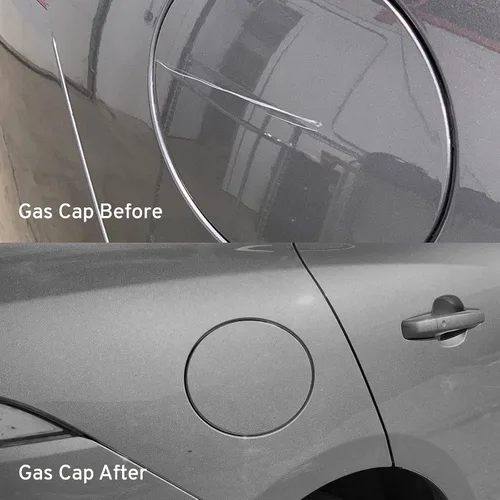 Vista 5 de ScratchesHappen Kit de pintura de retoque Exact-Match – Boulder Gray Pearl (KBY) para Nissan – Essential (pintura + capa transparente)