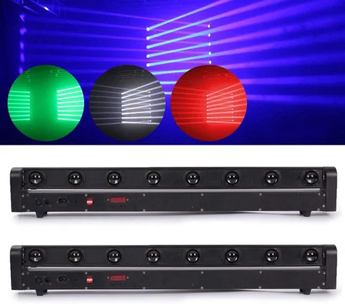 Vista 4 de 2 luces de barra de lavado de pared, luces de DJ, haz RGBW, luz de escenario lineal, luz de lavado de pared, luz de arandela de pared, lámpara