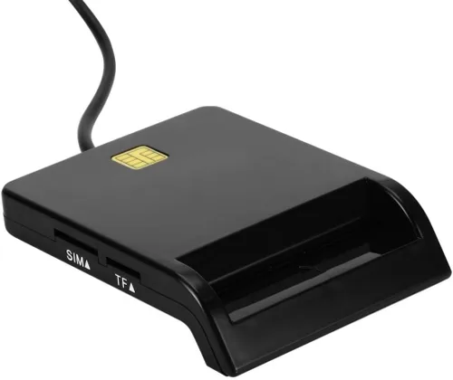 Vista 4 de KESOTO Escritor elegante del lector de tarjetas de microprocesador del CAC de la identificación común del acceso común del USB del EMV SIM