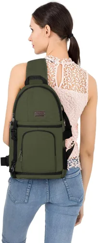 Vista 6 de MOSISO - Mochila para cámara con soporte para tripié e inserciones modulares extraíbles, mochila a prueba de golpes, impermeable