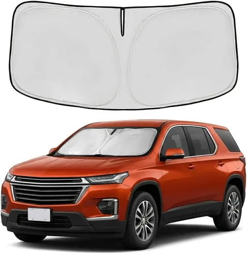 Vista 129 de Parasol para parabrisas Rivian R1S 2022-2024 2025, parasol para ventana frontal, ajuste personalizado, accesorios R1S, visera solar, pantalla