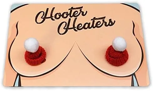 Gears Out Hooter Heaters - Calentadores de pecho para mujeres - Divertido regalo de broma para damas - Es un sombrero para tus pechos