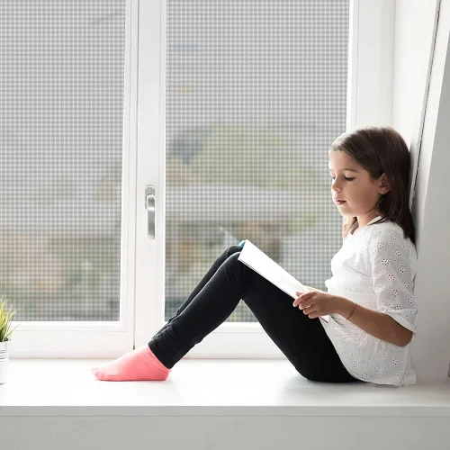 Vista 7 de Kit de reparación de pantalla, proyecto fácil de bricolaje, malla de fibra de vidrio de 36 x 90 pulgadas con herramienta rodante y retenedor de Negro