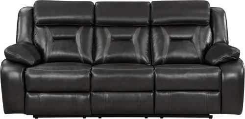 Vista 4 de Lexicon Sofá reclinable, reclinables de pared, asiento de cine en casa, reclinable doble eléctrico, sofás para sala de estar, muebles de caravana