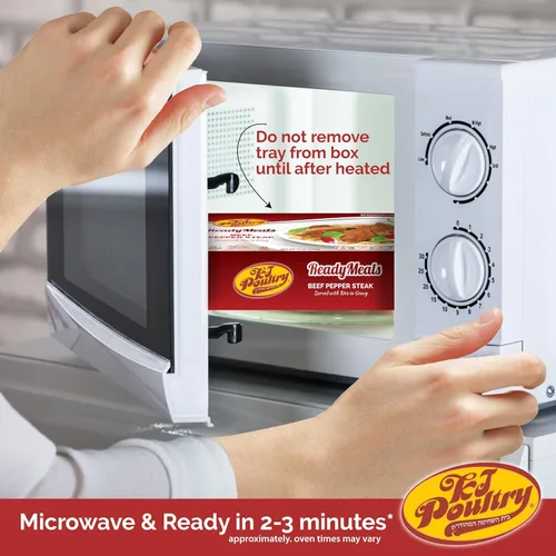Vista 4 de KJ Poultry Comidas preparadas Kosher – Carne de carne y kugel de ternera, comidas de carne MRE listas para comer, comida de shabbos (paquete de 1)