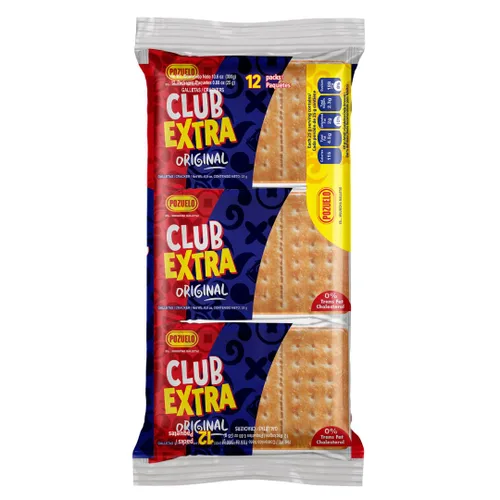 Vista 2 de Club Extra Pozuelo Galletas saladas y saladas, 10.5 onzas (paquete de 3)