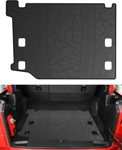 JOYTUTUS Alfombrilla de carga compatible con Wrangler JL 4XE, Alfombrilla de Maletero de Protección para Todo Clima Forros de Carga Resistente