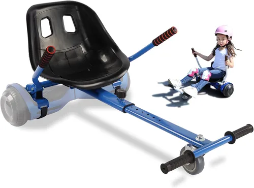 Vista 5 de Accesorio de asiento Hoverboard para scooter de equilibrio automático, kit de conversión de Go Kart con marco ajustable, accesorios para niños
