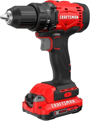 Vista 15 de CRAFTSMAN V20 - Juego de taladro/destornillador inalámbrico (CMCD700C1)