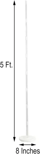 Vista 3 de Efavormart - Juego de 2 columnas de globos de 5 pies para decoración de bodas, cumpleaños y graduaciones, accesorios profesionales de exhibición