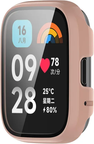 Vista 12 de Funda protectora de pantalla de reloj de cobertura completa para PC (para Xiaomi Redmi Watch 3 Active) / (Watch 3 Lite), accesorios para reloj Negro