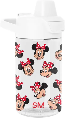 Vista 14 de Simple Modern Blippi - Botella de agua de plástico Tritan Summit de 12 onzas sin BPA con tapa cubierta con popote a prueba de fugas para niños