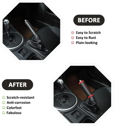 Vista 2 de Cubierta de freno de mano para coche, cubierta protectora de freno lateral dedicado para Mazda MX-5 RF Miata 2015-2019