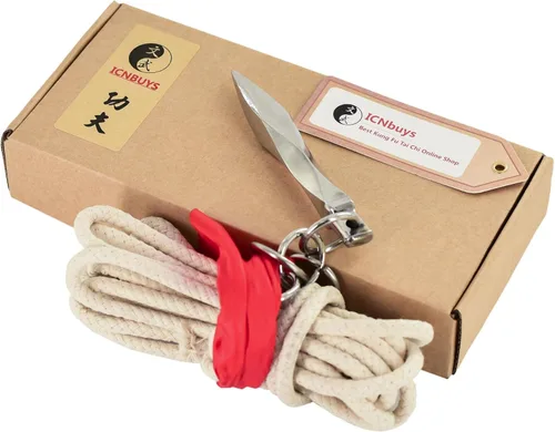 Vista 5 de Cuerda tradicional de dardo de acero inoxidable con forma de cono de diamante y diferentes pesos para elegir con cuerda y bandera de 13 pies