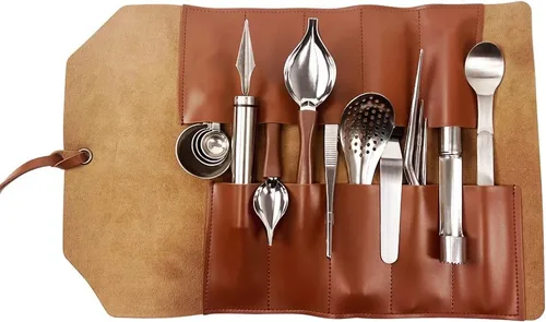DUEBEL Kit de chapado de chef profesional, juego de chapado culinario de 12 piezas, acero inoxidable (12 piezas)