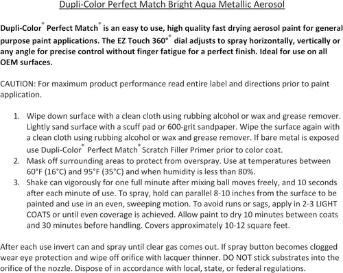 Vista 97 de Pintura para automotores, combinación perfecta con General Motors, de Dupli-Color, dorado metálico