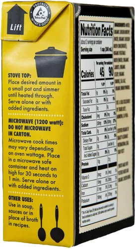 Vista 5 de Caldo de hueso de pollo orgánico Trader Joe's