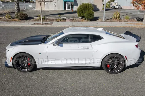 Vista 3 de Repuesto para modelos Chevrolet Camaro LT LS RS SS 2016 Par de extensión de panel basculante de faldas laterales estilo ZL1