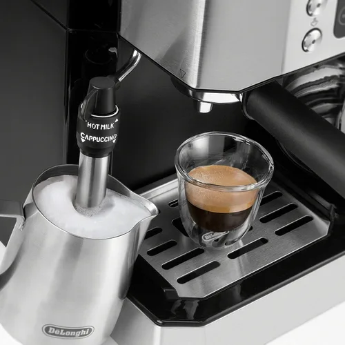 Vista 4 de De'Longhi Combinación de cafetera y máquina de café especial de todo en uno + Máquina de leche ajustable avanzada para Cappuccino & Latte +