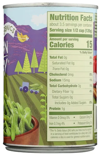 Vista 7 de GREEN VALLEY Judías verdes orgánicas estilo francés, 14.25 onzas