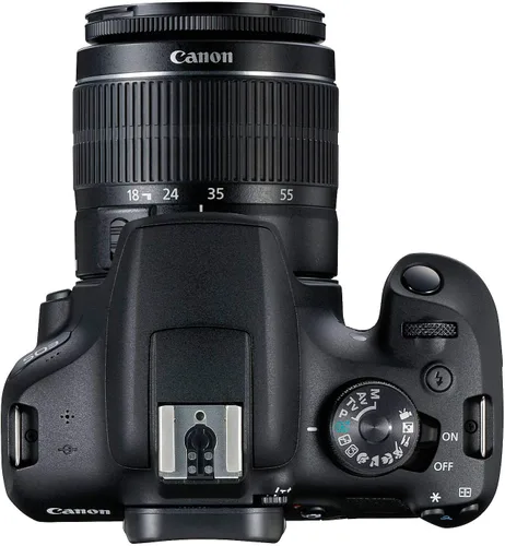 Vista 3 de Canon EOS 2000D (Rebel T7) Cámara digital SLR con kit de lentes DC III de 0.709-2.165 in (modelo internacional) accesorio profesional negro