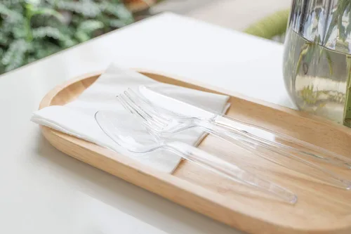 Vista 10 de Heavyweight Plastic Spoons, Clear, 100 Count (Pack of 2)