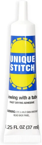 Vista 2 de Dritz 398 Unique Stitch - Adhesivo líquido de costura sin puntadas, transparente, 1.25 onzas líquidas