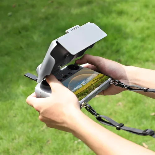 Vista 2 de 2 en 1 parasol parasol Joysticks Protector para mando a distancia DJI RC/RC 2, accesorios de protección de pantalla compatibles con DJI Mini 3