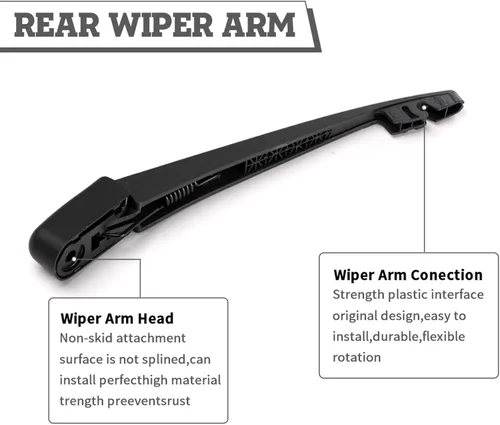 Vista 4 de Juego de tuercas de brazo de limpiaparabrisas trasero de repuesto para Subaru Forester 2006-2020, Outback Impreza 2005-2017, Tribeca, Impreza