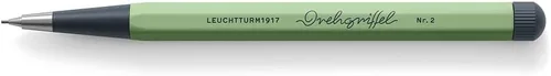 Vista 23 de LEUCHTTURM1917 - Lápiz mecánico Drehgriffel - Lápiz de escritura recargable con plomo de grafito HB de 0.7 mm (albaricoque)