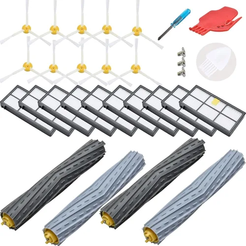 LOVECO Kit de accesorios de repuesto compatible con iRobot Roomba 800 Series 850 860 861 864 866 870 871 880 890 891 900 Series 960 961 980 981