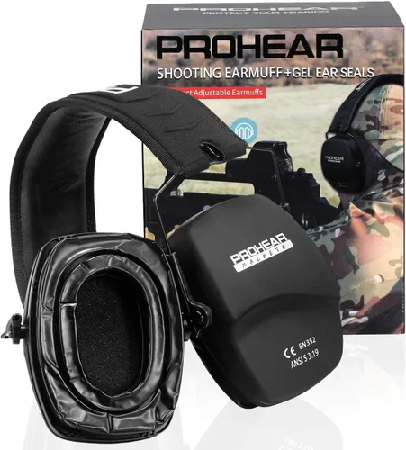 Vista 24 de PROHEAR Ear Protection Safety Earmuffs for Shooting Noise Reduction Slim Hearing Protector
