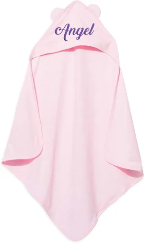 Vista 9 de TEEAMORE Toalla de baño personalizada con capucha para bebé con orejas, añade tu monograma bordado toalla suave infantil infantil