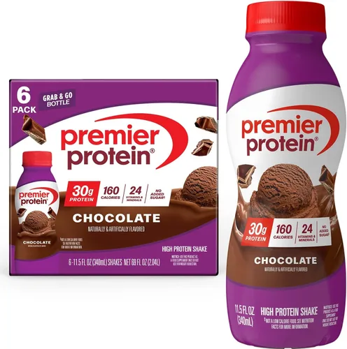 Vista 23 de Premier Protein Shake -24 Vitaminas y minerales / nutrientes para apoyar la salud inmune, las fresas, 138 fl oz