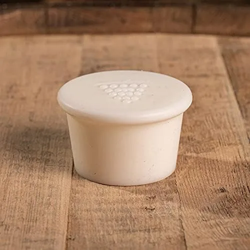 Vista 6 de Midwest Barrel Company - Tapón de silicona de fermentación para barril de vino o whisky (se adapta a un agujero de 2 pulgadas) para barriles de vino