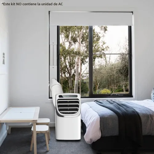Vista 7 de Kit de ventilación de ventana de CA portátil con manguera de aire